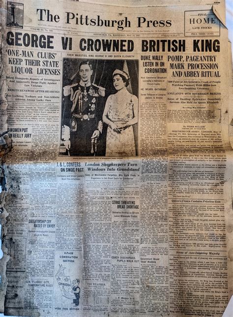 The Daily Mail the day the Queen was born. : r/OldNews