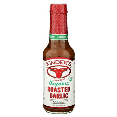 Kinder's Organic Steak Sauce Roasted Garlic - Shop Steak Sauce at H-E-B