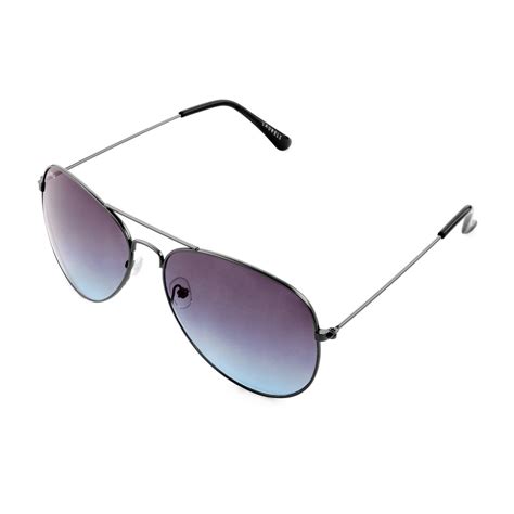 Laurels UV Protected Aviator Unisex Sunglasses -(AVP-1012|Blue Lens ...
