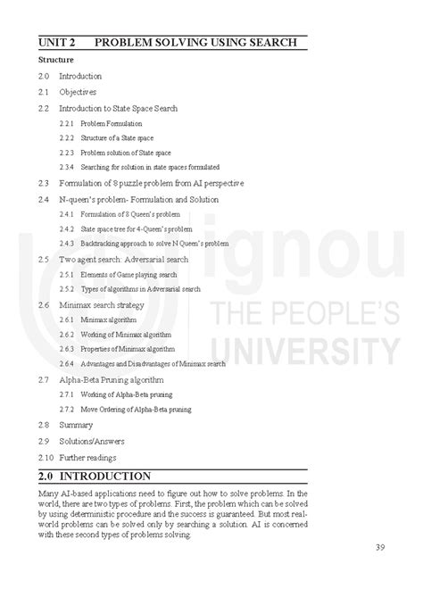 Unit 2: Problem Solving Using Search in AI - AIML Notes - Studocu