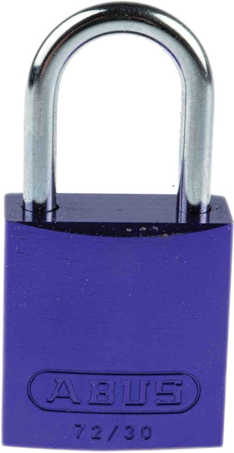 1819 ABUS | ABUS Key Steel, Aluminium Safety Padlock Weatherproof, 4.4 ...