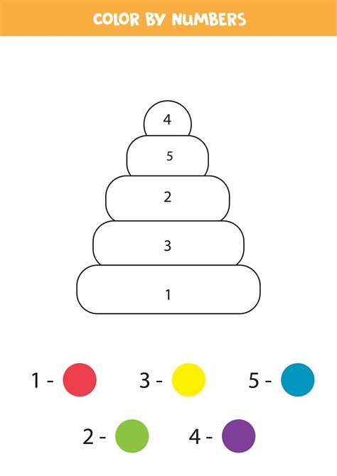 Image result for Color Numbers Worksheet