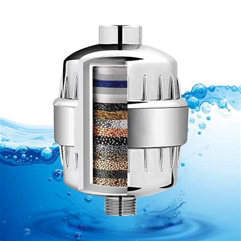 Allin Exporters 15 Stage Shower Filter Tap Hard Water Softener with ...