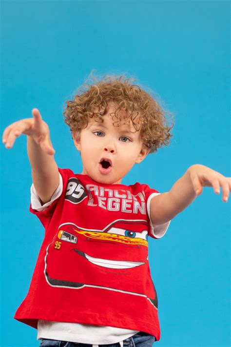 Buy Disney Pixar Cars Lightning McQueen Tow Mater T-Shirt Mesh Shorts ...