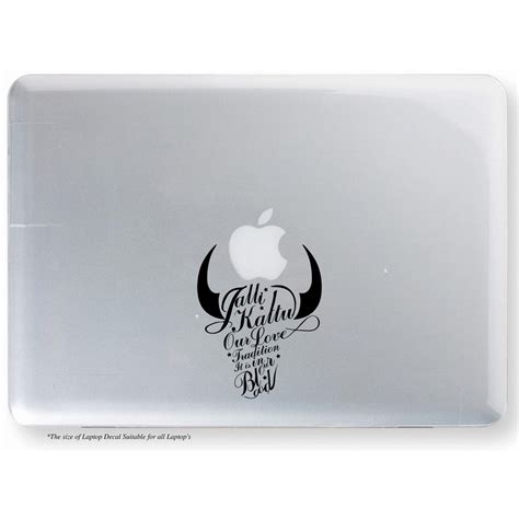 Jallikattu It's in our Blood Laptop decal – Peacockride
