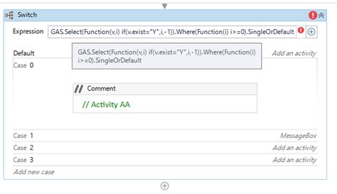 Image result for Switch Activity String in UiPath