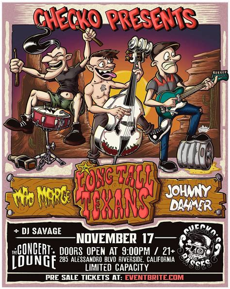 Long Tall Texans w/ Marge & Johnny Dahmer, The Concert Lounge - Romano ...