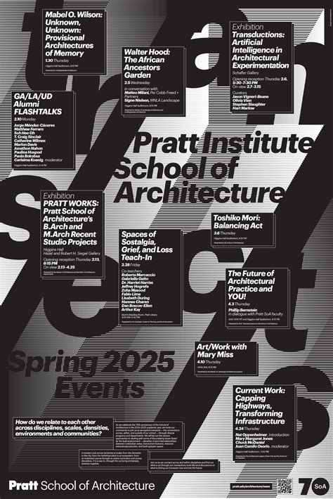 Get Lectured: Pratt Institute, Spring '25 | News | Archinect