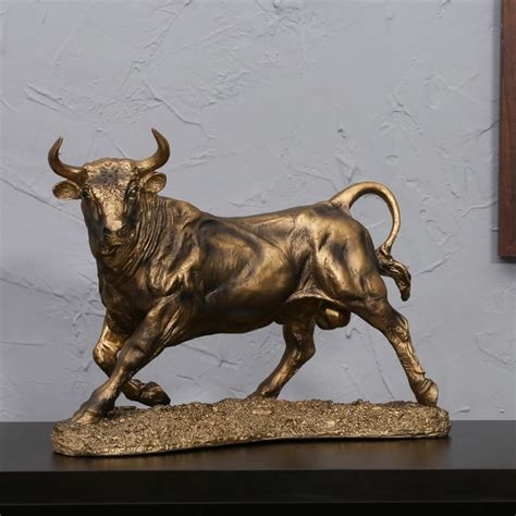 Buy Galaxy Harold Bull Figurine from Home Centre at just INR 1799.0