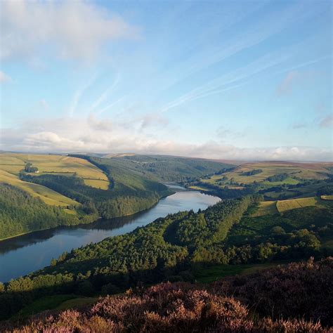 Download wallpaper 2780x2780 landscape, hills, river, trees, sky ...