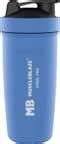 MUSCLEBLAZE Steel Shaker with Steel Whisk, Leakproof Gym Shaker Bottle ...