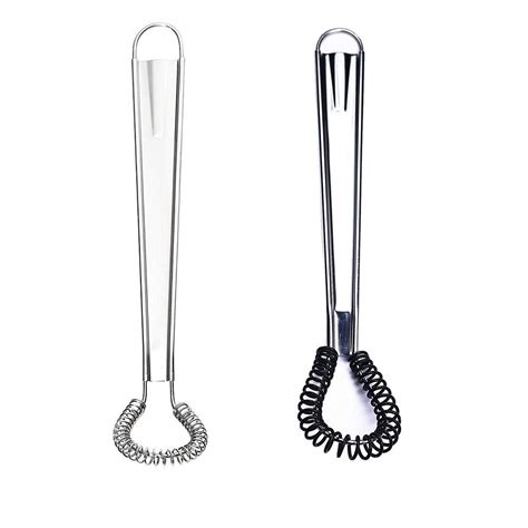 Buy Stainless Steel Mini Spring Egg Beater Silicone Whisk Magic Hand ...