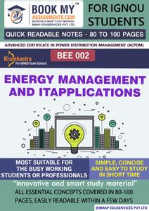 IGNOU BEE 2 Energy Management and ITApplications Quick Readable Notes ...
