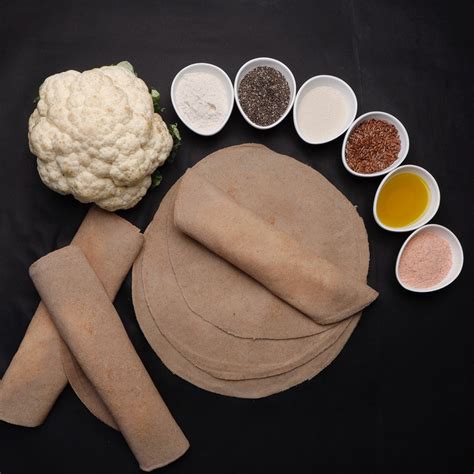 Cauliflower Wrap Rotis (5 Pack, Vegan, Gluten Free) – yodeli.in