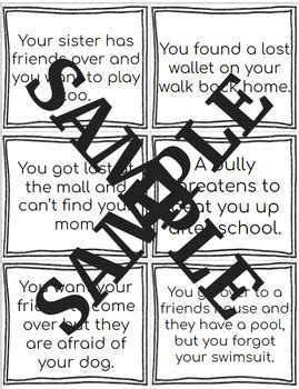 Image result for Problem Solving Cards for Children