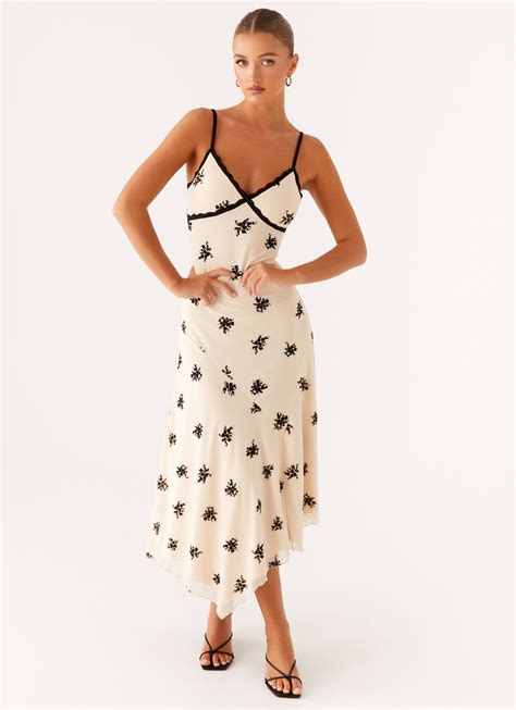 Amelia Midi Dress - Nude – Peppermayo UK