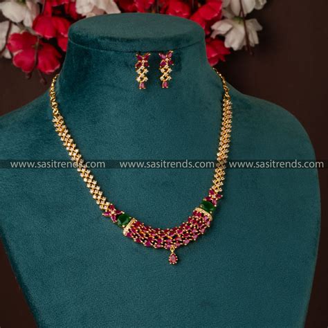 One Gram Micro Gold Plated Guaranteed Jewellery Sets – Sasitrends