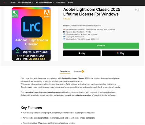 Scam Warning!! Lifetime license for Adobe Lightroom Classic ...