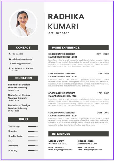 Image result for CV Format for Job