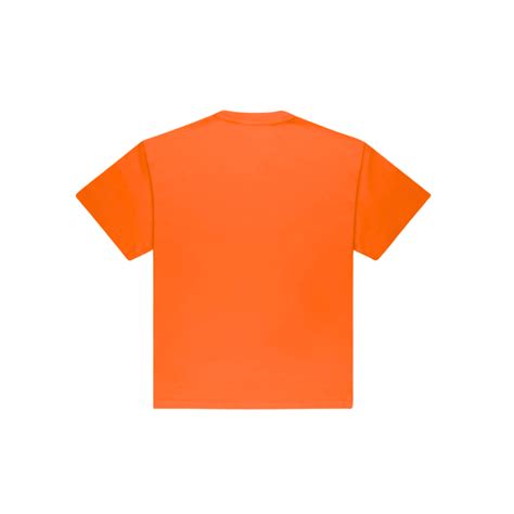 Orange Solid Oversized T-shirt – BlackbeeFashion