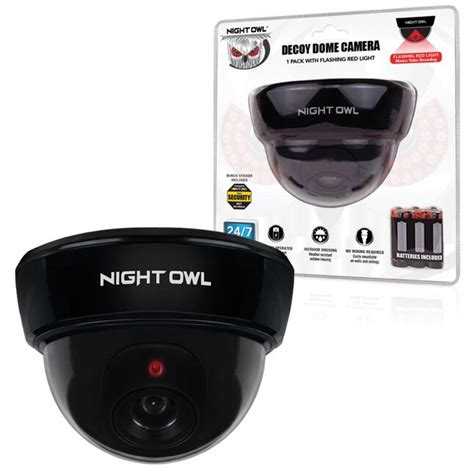 Night Owl Interior/Exterior Simulated Security Camera in the Simulated ...
