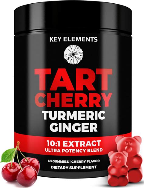Amazon.com: [Ultra Strength] Tart Cherry Gummies Extract with Turmeric ...
