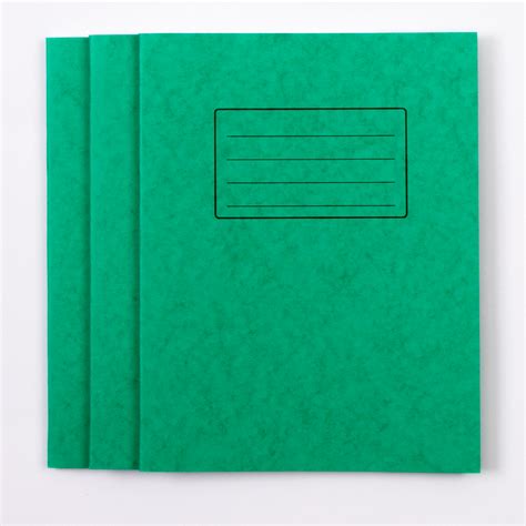 HE302542 - Classmates 9"x7" Exercise Book 64 Page, 8mm Ruled With Margin, Green - Pack of 100 ...
