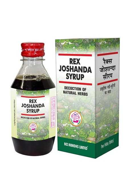 Rex Joshanda Syrup: Natural Cough Relief – Rex Remedies