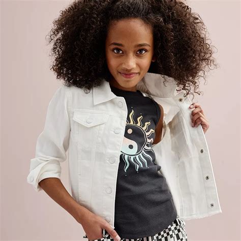 Girls 6-20 SO® Essential Denim Jacket in Regular & Plus Size