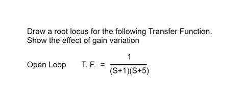 Image result for Open Loop Gain Function in Root Locus