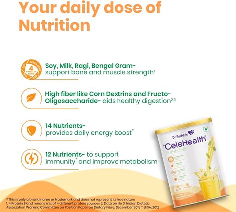 Dr. Reddy’s Celehealth Nutritional Drink, Protein India | Ubuy