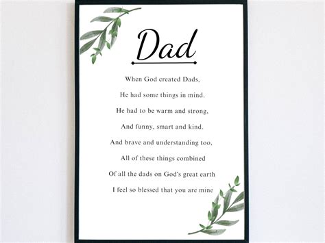 Christian Father Day Poems