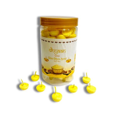 Dhyaan Pure Ghee Diya Jyot (100 pcs) – aavyaa
