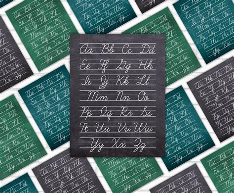 Cursive Writing Alphabet 的图像结果