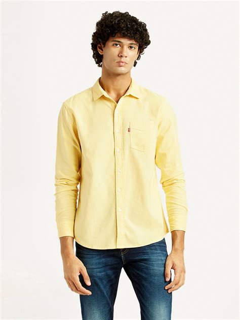 Men's Solid Slim Fit Oxford Shirt – Levis India Store