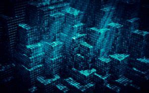 Wallpaper cubes, form, shapes, volume, 3d, glow hd, picture, image