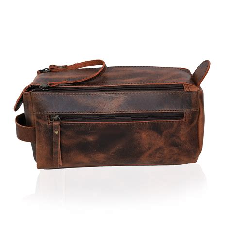 WYOMING LEATHER TOILETRY DOPP KIT – The Leather Farm