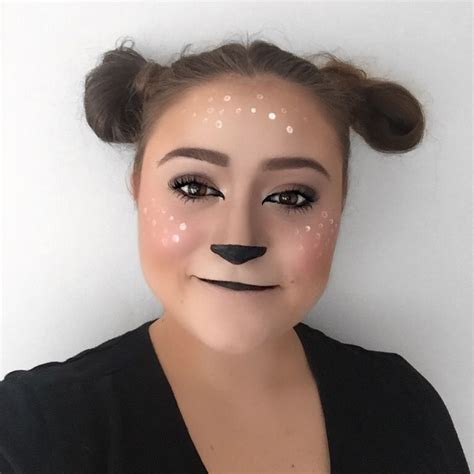 white deer makeup