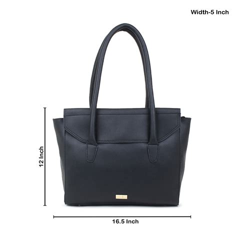 Buy Yelloe Black Oversized Black Multi Compartment Tote Online