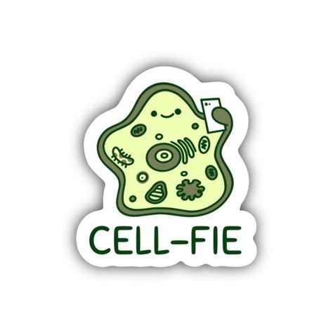 Cell-Fie Sticker | Fun Selfie Stickers for Your Phone | Print-on-click