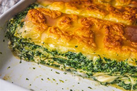 Lasagne ze szpinakiem   zajadam.pl