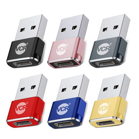 VCR Mobile Accessories, USB Type C Female to USB Male A Adapter, 12 ...