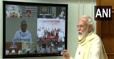 PM Narendra Modi launches poor welfare employment scheme through video ...