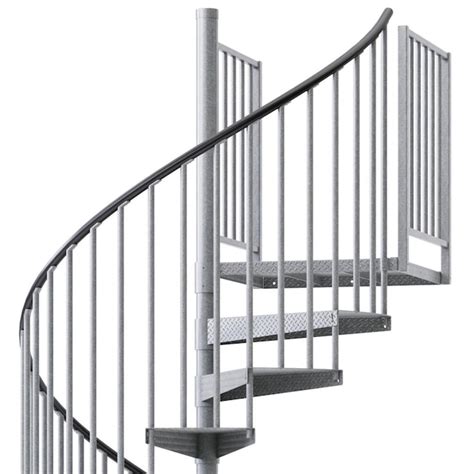 Mylen Stairs Reroute Industrial Galvanized 60-in x 16.5-ft 2 Platform ...