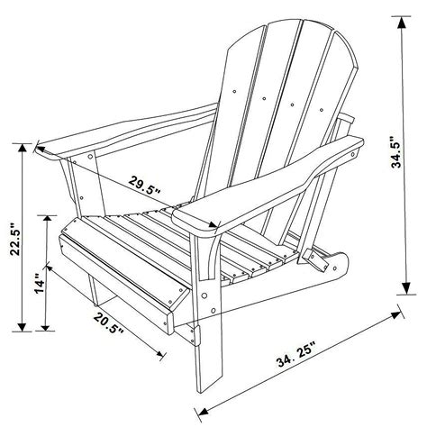 Adirondack Chair Plans With Templates - Modern Resume Template Word