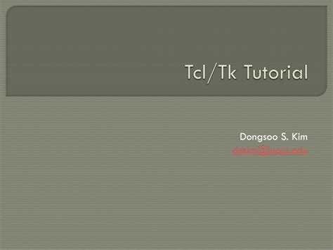 Image result for Tcl Tutorial