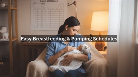 Easy Breastfeeding & Pumping Schedules for New Moms - Mothers Always Right