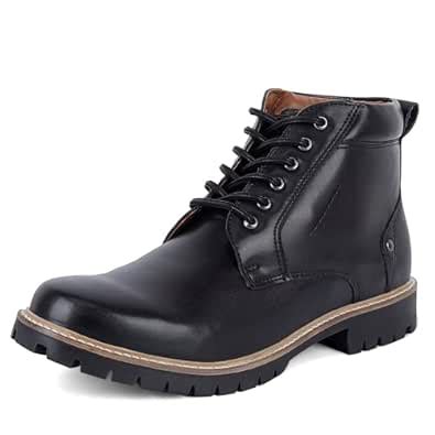 Buy LOUIS STITCH Jet Black Chukka Boots Men| High Ankle Boot ...