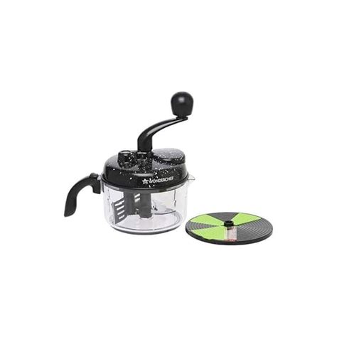 Wonderchef Turbo 6-in-1 Dual Speed Food Processor (Black_Free Size ...