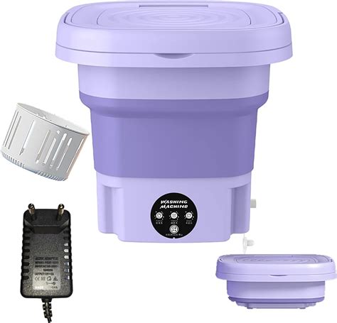 8L Portable Washing Machine, Mini Washing Machine, Up to 1.7 kg, Travel ...